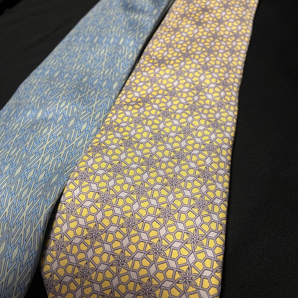 2 Hermes ties